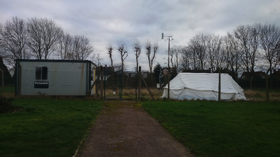 the weather station on Loughborough University campus