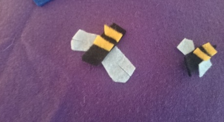 bees from the felt data map