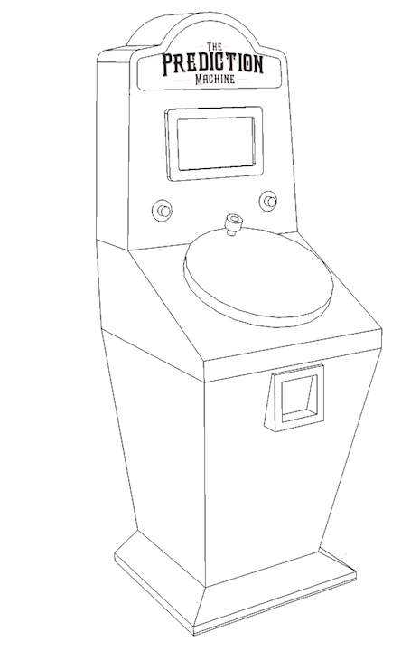 final design sketch of the machine